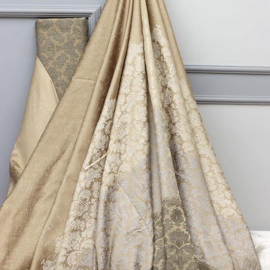  Panel V-70 Damask Wholesale Jacquard Background Curtain Fabrics Living Room and Bedroom Curtains 10 Models  300x300 cm 100% Polyester